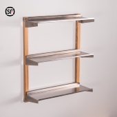 制吉家居 木材金属颜值层板书架耐用通用 爆款 闲吉层架