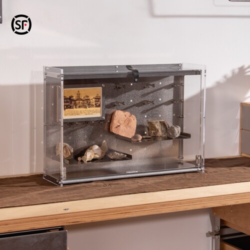 【新品】南屏好奇柜 家居陈列收藏展示洞洞板亚克力防尘 制吉家居