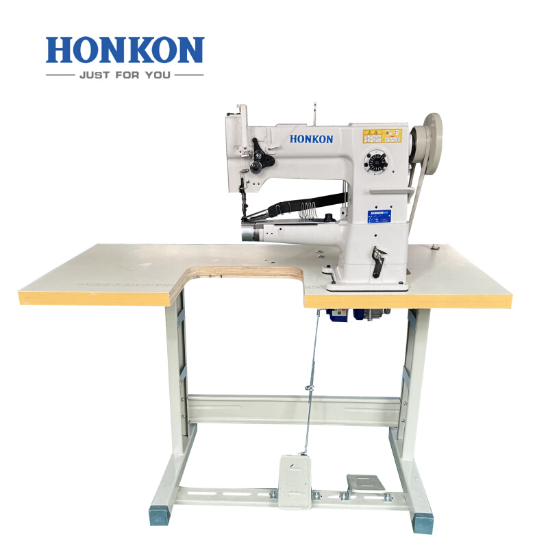 杭啸工业缝纫机246大旋梭单针综合送料筒型包边车厂家直销