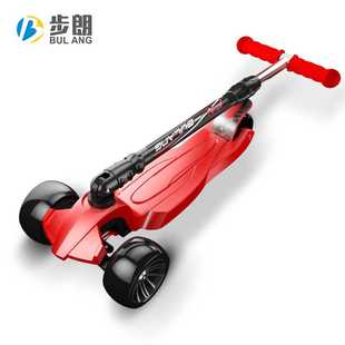 12儿童四轮音乐闪光可升降可折叠三合一滑滑车代发 踏板scooter2