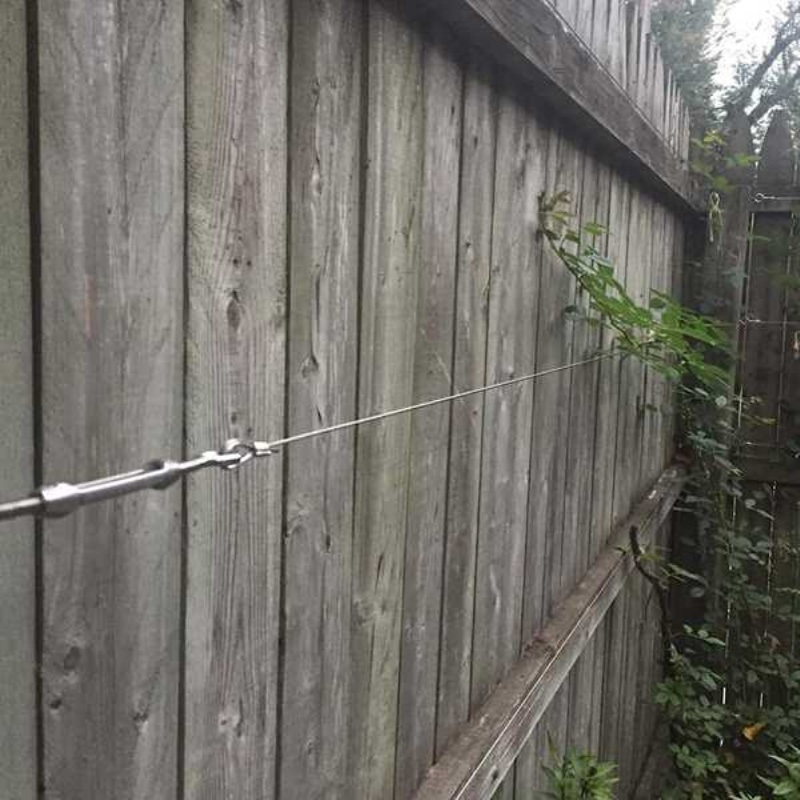 1/16英寸x 500FT电线绳电缆，不锈钢电缆线 包胶钢丝绳