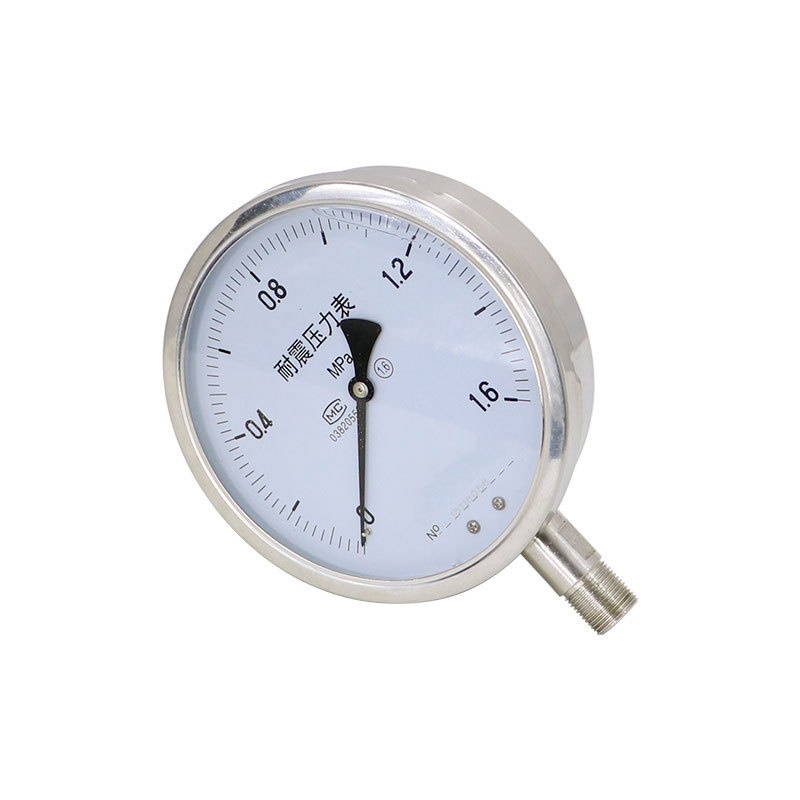 不锈钢耐震压力表YN150BF 径向 油压液压水压MPa标准螺纹M20*1.5