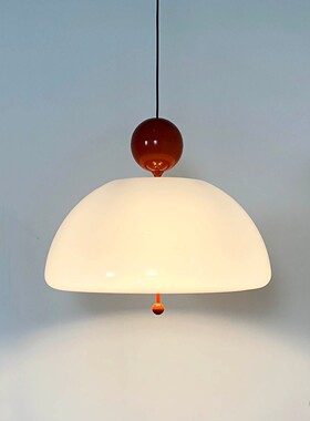 1973s中古北欧复古Vintage客厅书房吧台灯圆形孟菲斯餐桌餐厅吊灯