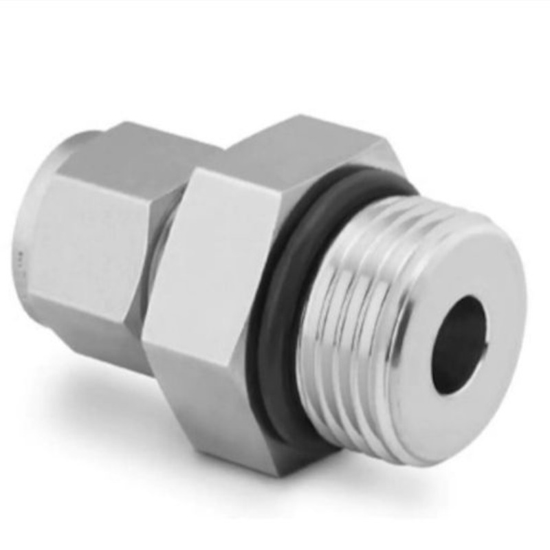 SS-600-1-4ST世伟洛克卡套3/8in.外径x7/16-20SAE/MS直外螺纹连接