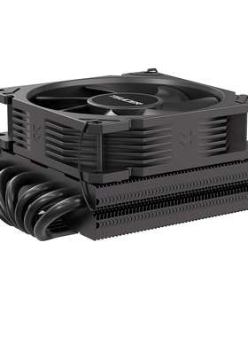 TEUCER TE55-4热管黑色台式电脑机箱92mm风扇温控静音CPU散热器