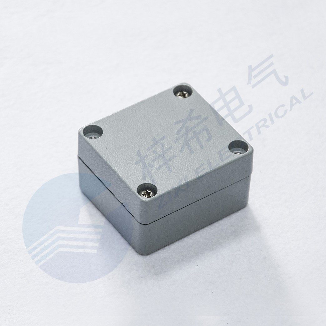 铸铝接线盒 64*58*35 防水接线盒 室外接线盒 IP66监控接线盒铝壳