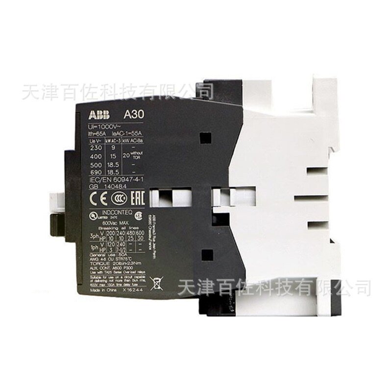 A系列ABB接触器A30-30-10*190V 50Hz/220V 60Hz交流接触器