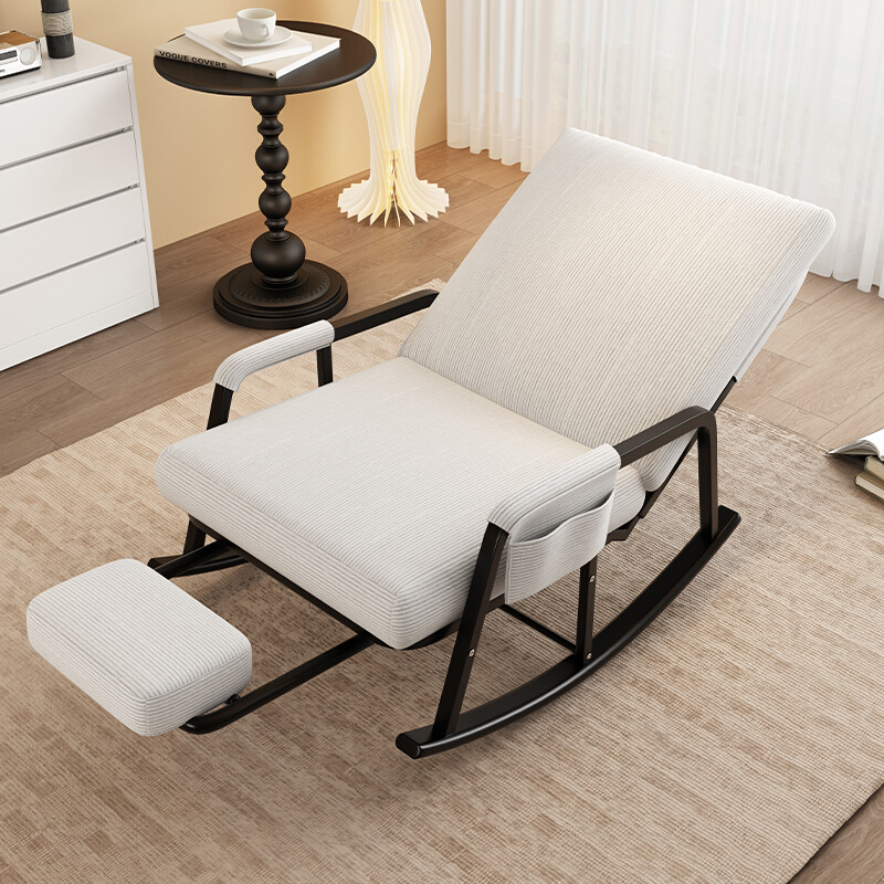 网红懒人沙发休闲阳台单人摇椅大人午休摇摇椅躺椅成人可睡觉脚踏