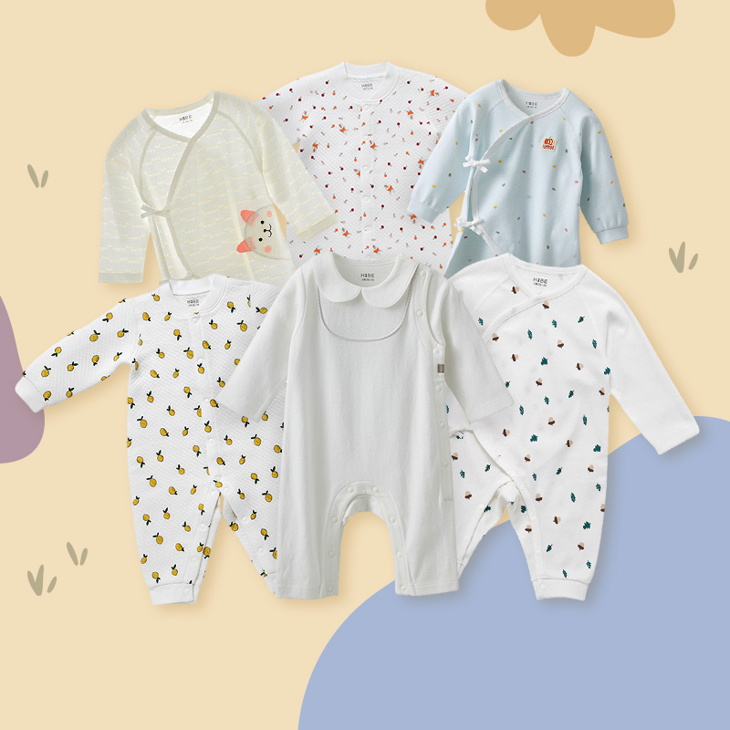 爱婴室怡比hibe宝宝全棉儿童哈衣