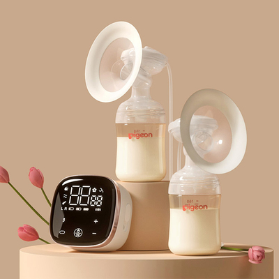 贝亲双边电动吸奶器自动母乳挤奶器充电便携款吸乳变频