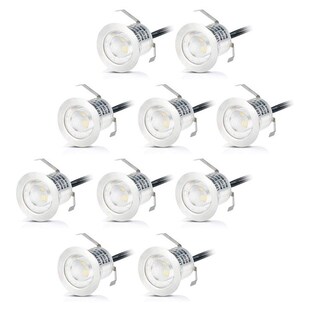16pcsb LED Deck Light 12V RGB WIFI App Remote IP67 Waterproo