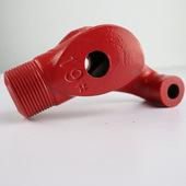 金属钢管弯管器 手动弯管器 红色水管弯O管机