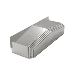 苏州汉奇VMC600GL机床加工中心钢板防护罩钣金U伸缩挡屑导轨护板