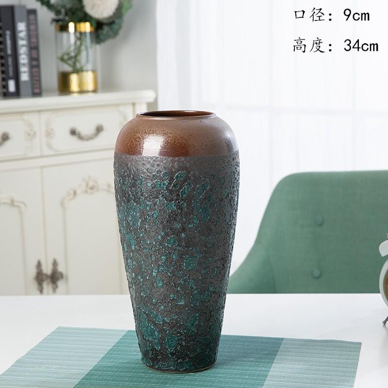 落地花瓶插花长枝专用饰品干花装饰品法式养水桌面号奶油花盆厂家
