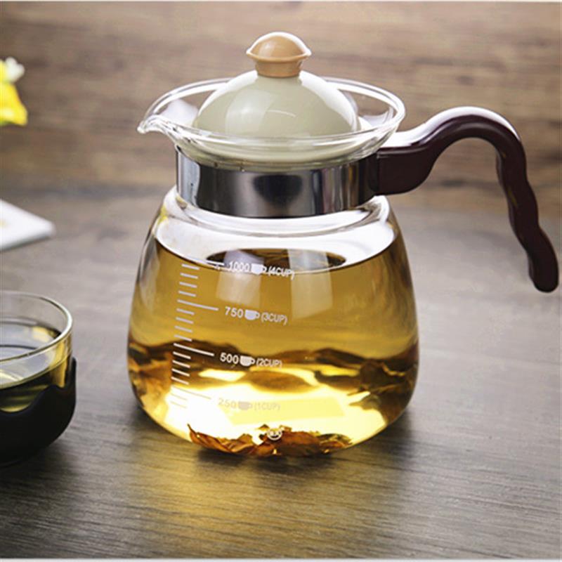 可明火直烧玻璃壶雅风耐热玻璃花茶壶烧水壶泡茶壶大容量壶厂家