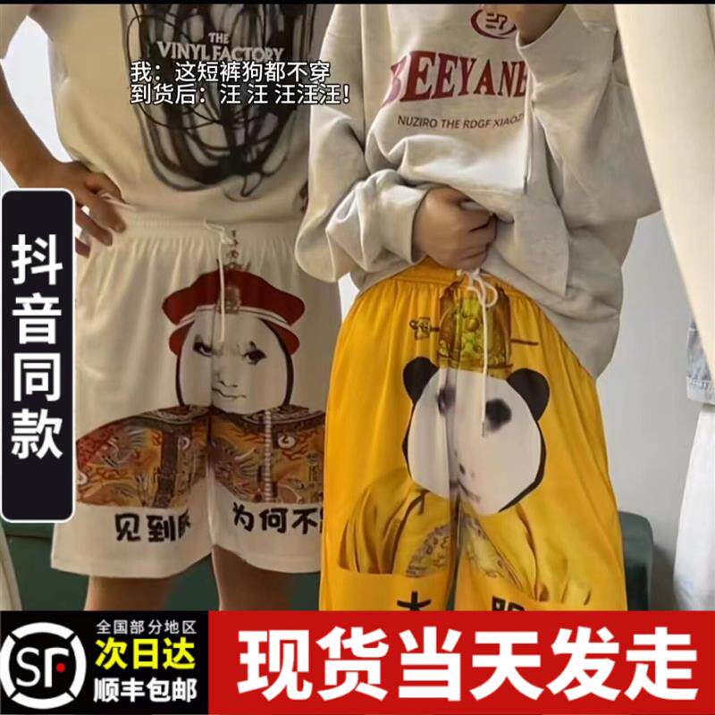 龙图大胆短裤龙玉涛为何不跪皇帝表情包睡裤情侣裤衩子恶搞篮厂家