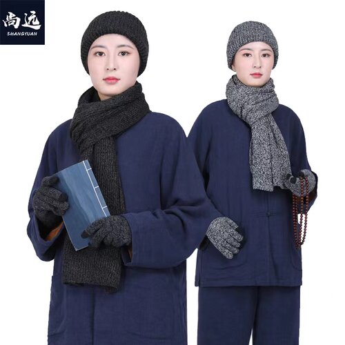尚远男女同款帽子围巾手套