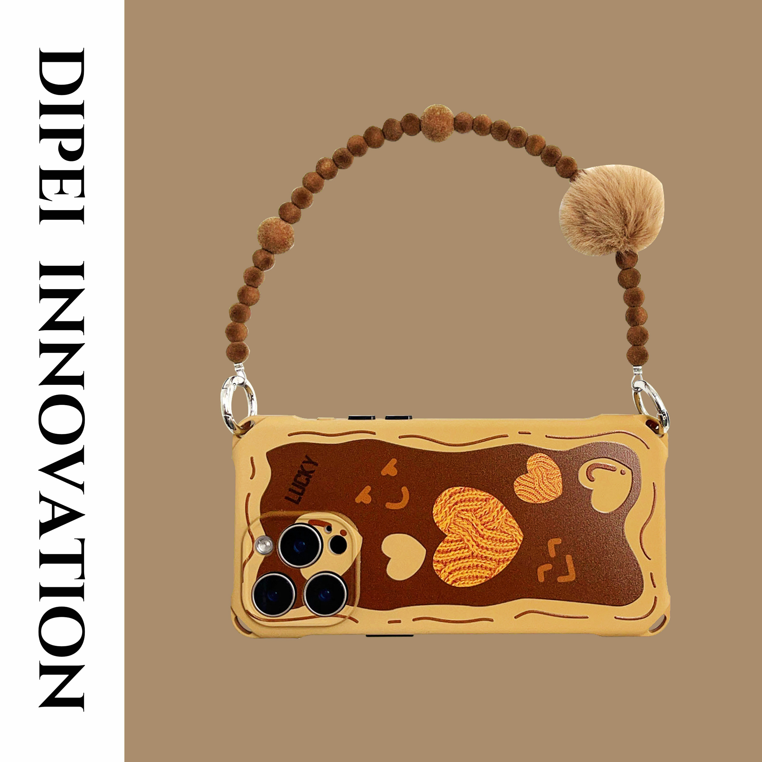 时尚镂心麻绳手机壳16Promax