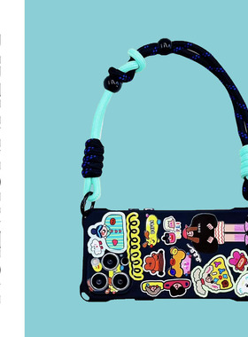 趣味奇葩女孩挂绳手机壳17Promax斜挎15手腕13适用小米荣耀苹果iPhone16防摔vivoS18华为mate60pro新款nova14