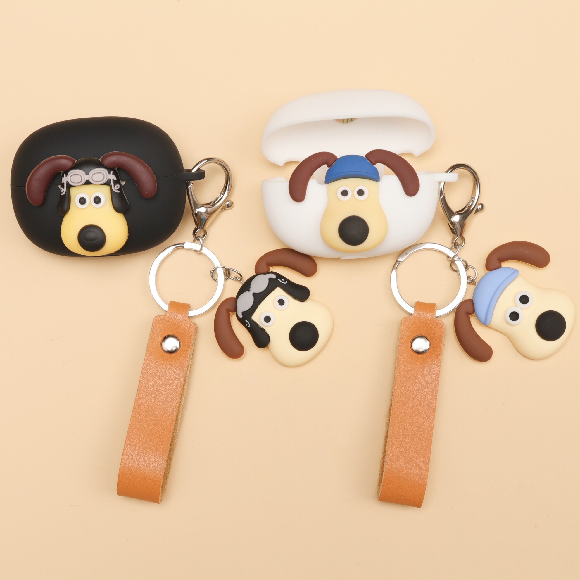 适用于漫步者猫眼Atom CC耳夹式蓝牙耳机保护套可爱创意情侣卡通漫步者X Clip/FitClip Ultra一体式硅胶软壳