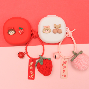 适用EDIFIER/漫步者Comfo Solo无线蓝牙耳机保护套可爱卡通女孩Comfo Fit II一体式少女心防摔硅胶软壳