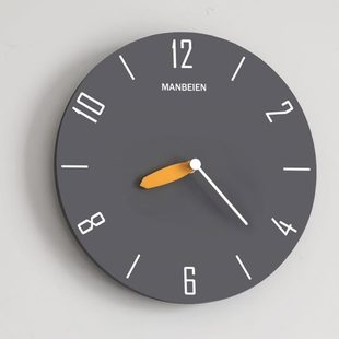 现代简约时钟挂墙创意钟表挂钟客厅家用免打孔静音石英钟 2023新款