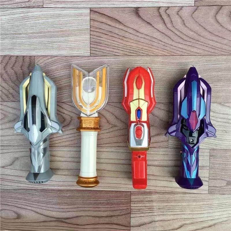 。变身器黑暗神光棒 银河火花圣剑 维克特利火炬变形玩曼