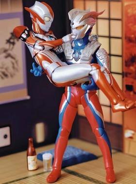 上新究极赛罗格丽乔手办shf欧布奥特多关节可动act组合模型玩具