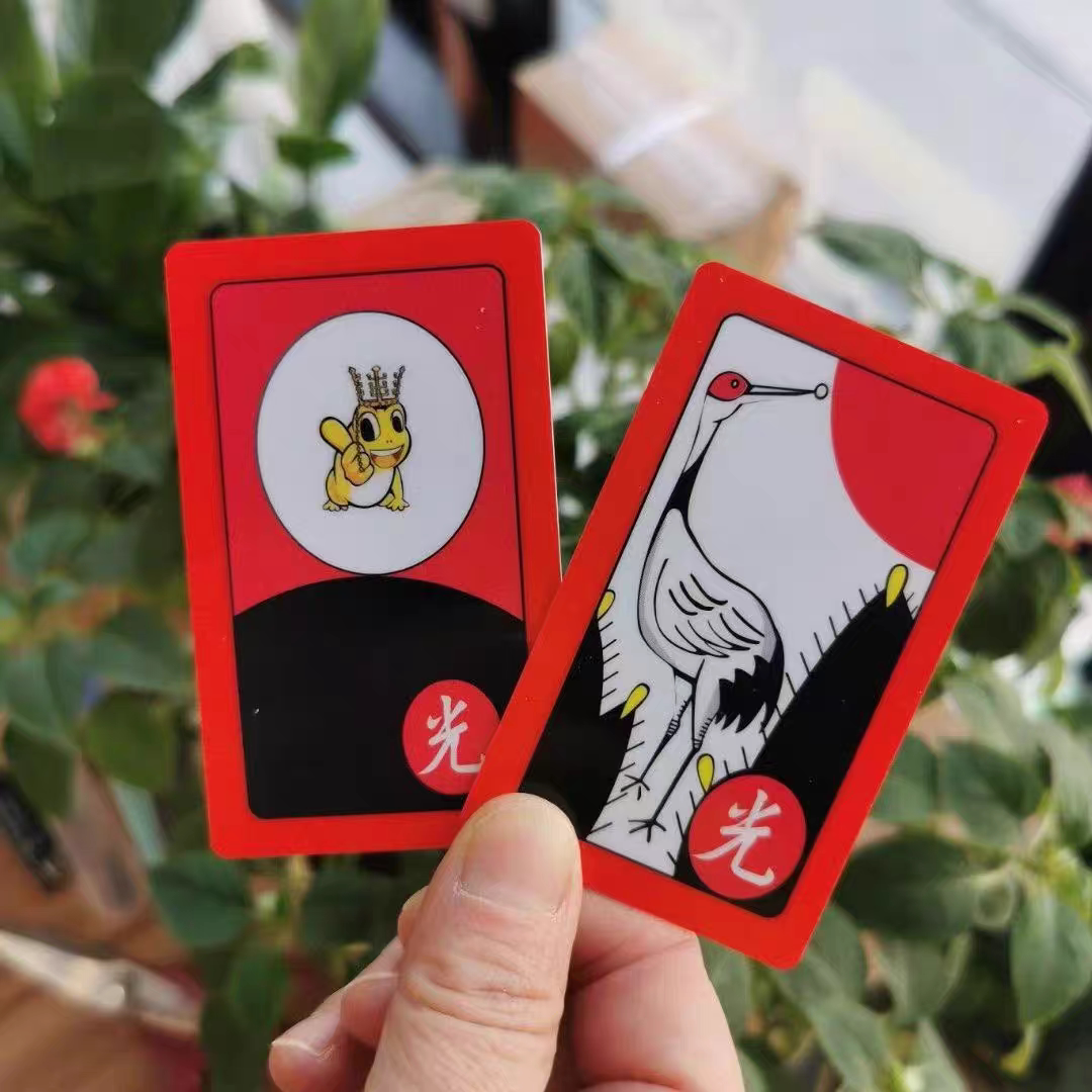 韩国进口大号画图花牌卡牌桌牌桌游戏韩式朝鲜族扑克牌孝子手