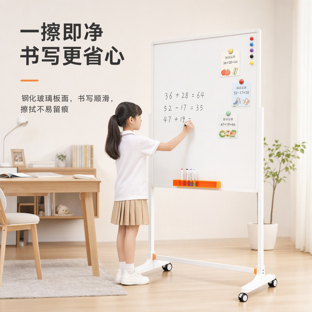 可檫教学培训单面书写告示白板