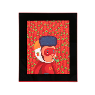 陈建周丝网版画限量99版室内装饰画带框 悟空梵高37.0 构得艺术