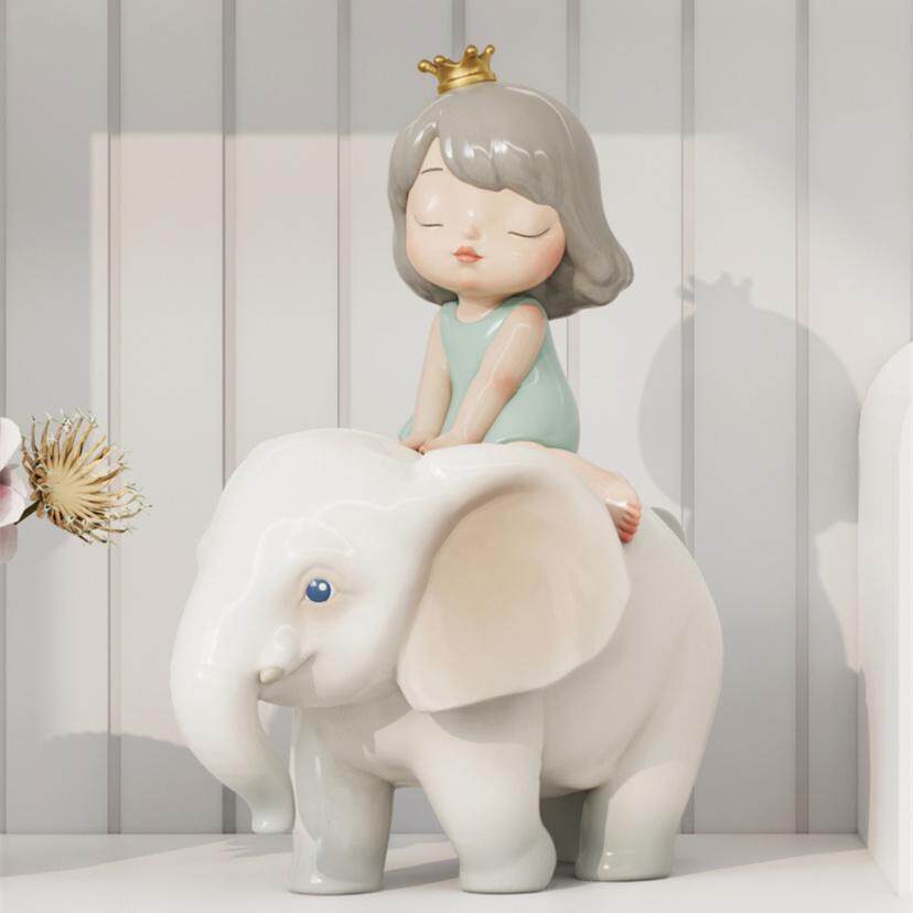 周双《 小吉像》创意家居摆件手装饰摆件