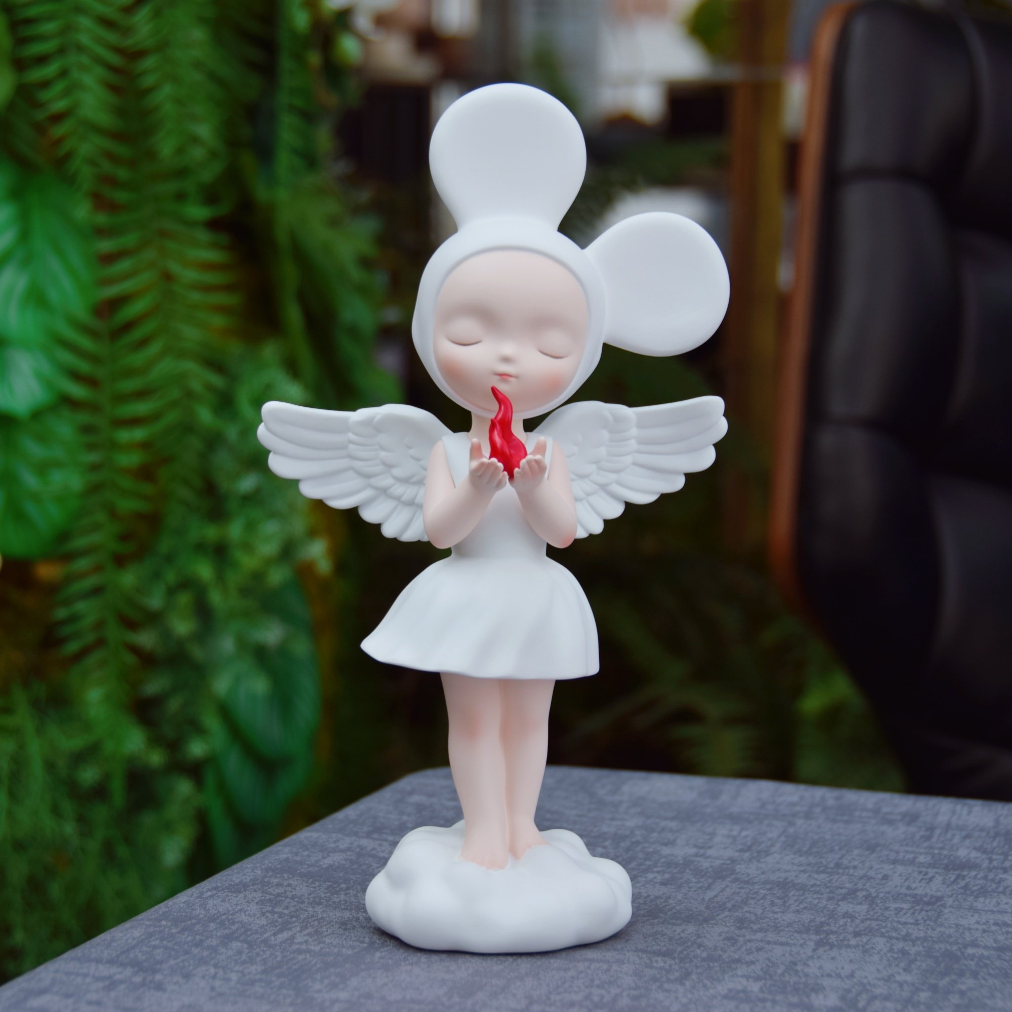 周双原创雕塑桌面居家牛摆件饰品创意礼物客厅-然女孩你就是天使,家居饰品,装饰摆件,淘宝优惠券,粉丝福利购,淘宝优惠卷