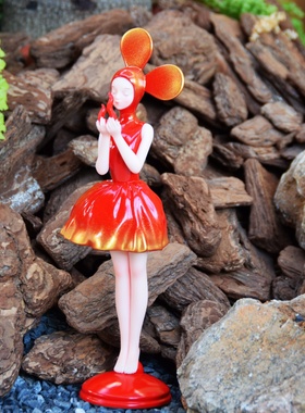 《冉》然女孩可爱摆件卡通桌面装饰高级感原创艺术品轻奢新年礼物