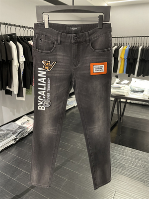 caliani秋冬新品手工钉珠牛仔裤