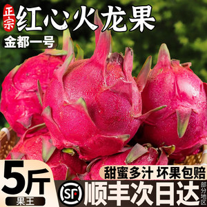 顺丰云南金都一号红心火龙果新鲜