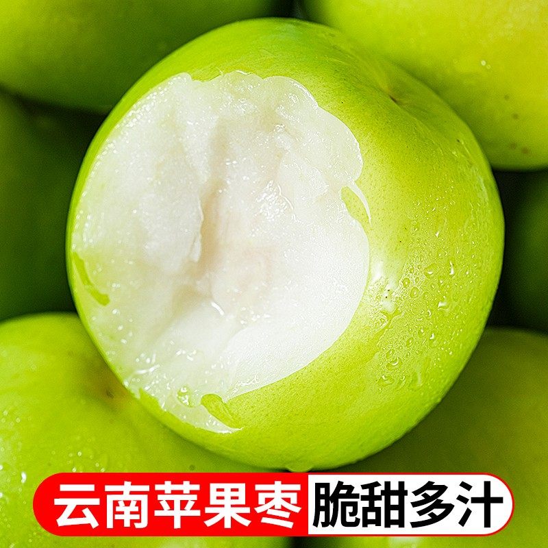 正宗云南西双版纳苹果枣当季新鲜现摘9斤青蜜牛奶贵妃枣水果包邮,水产肉类/新鲜蔬果/熟食,枣,淘宝优惠券,粉丝福利购,淘宝优惠卷