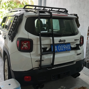 jeep renegade自由侠后爬梯定制铝合金后爬梯轻量化设计无损安装