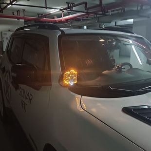 新款Jeep吉普自由侠A柱LED射灯改装机盖DIY支架灯原车孔无损安装