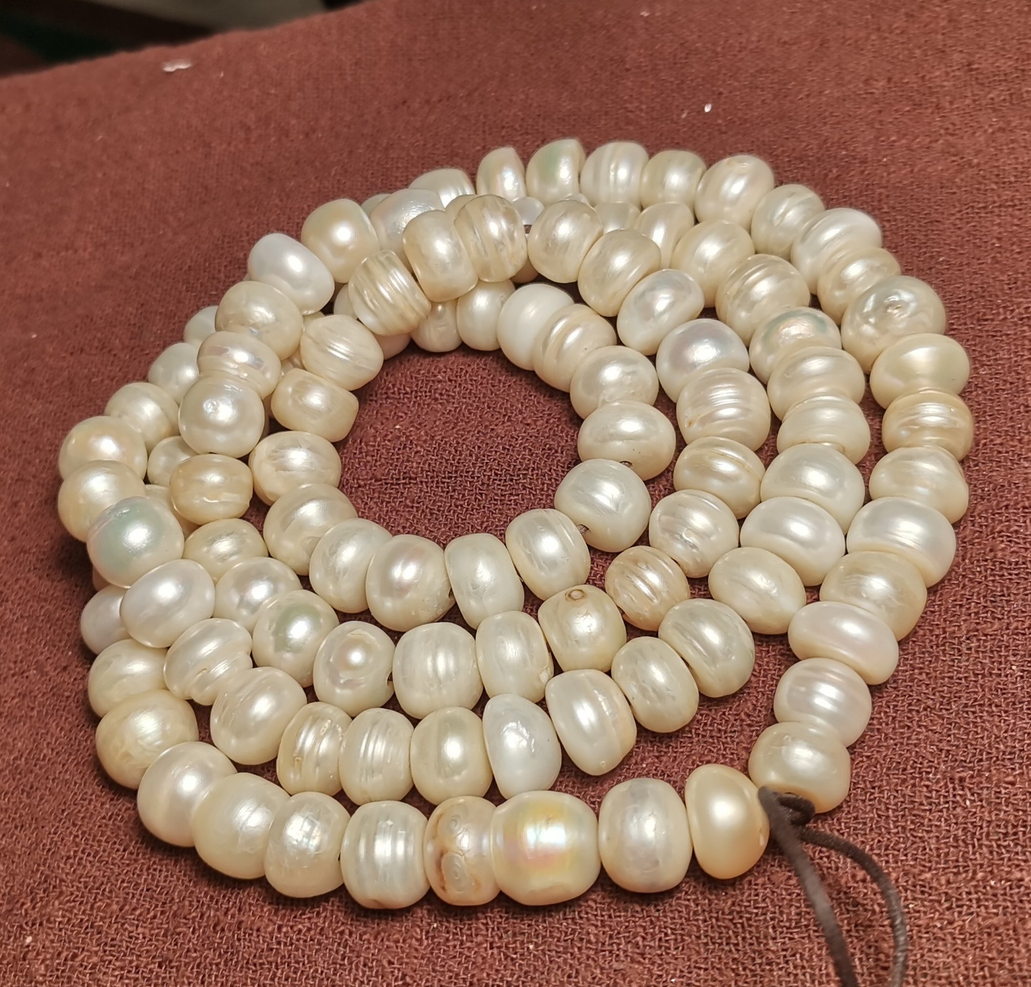 西藏元素11mm老气质感到位白珍珠一物一图108颗天然原生态纹路珠,饰品/流行首饰/时尚饰品新,其他DIY饰品配件,淘宝优惠券,粉丝福利购,淘宝优惠卷