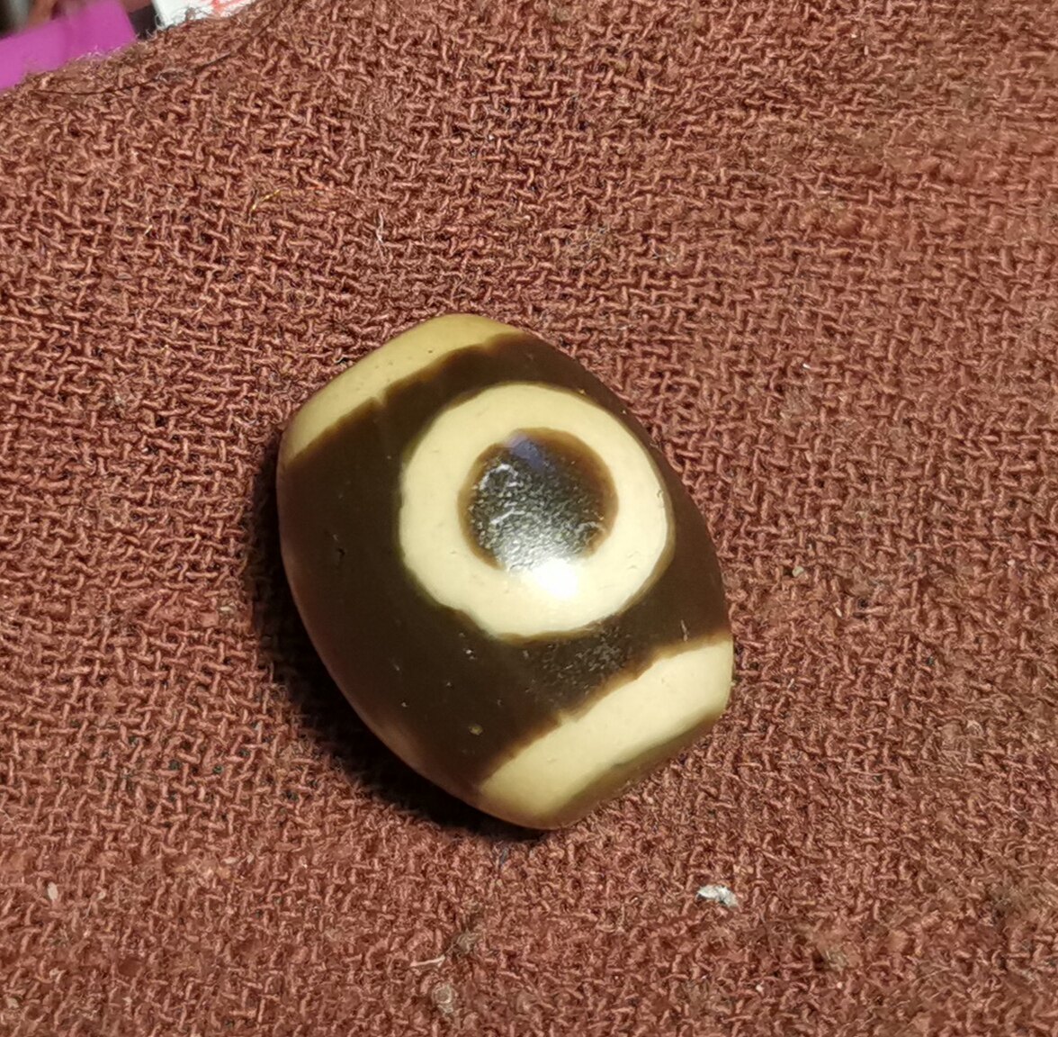 小年份珠15*20mm达洛一眼天地天珠一物一图手链手串顶珠佩珠吊坠