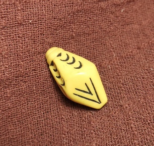 西藏元素黄色料器手工款娘拉擦擦吊坠测挂滴溜百搭佛珠配饰配件款