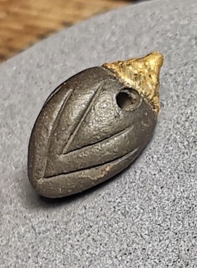 藏式文玩小年分小魔笛随身擦擦 佛珠配饰挂件测挂滴溜吊坠塔山形