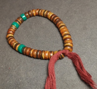 一物一图藏传老灵骨手串藏式佛珠念珠手持串老料器佩珠男女款手链