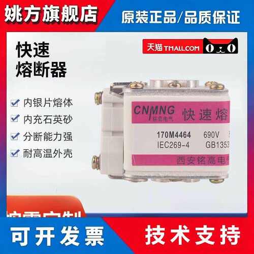 半导体设备保护快速熔断器RSM（170M/RSF/RSY/RS4/RS8带辅助接触