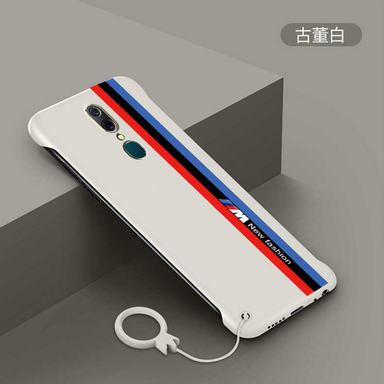 oppoa9x手机壳磨砂壳男款oppoa9防摔保护套个性网红撞色彩条无边框