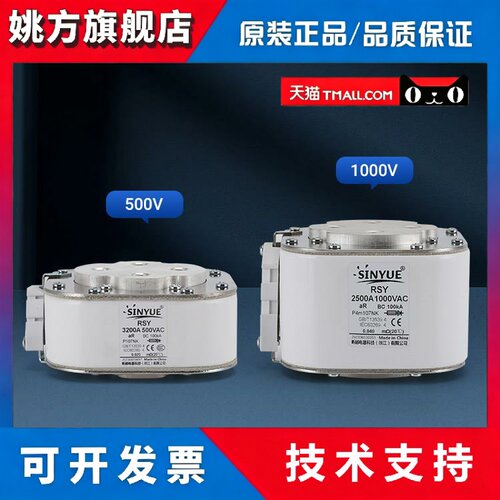快速熔断器AC500V/1000V2500A3000A3200A3400A3600A-P107NK RSY