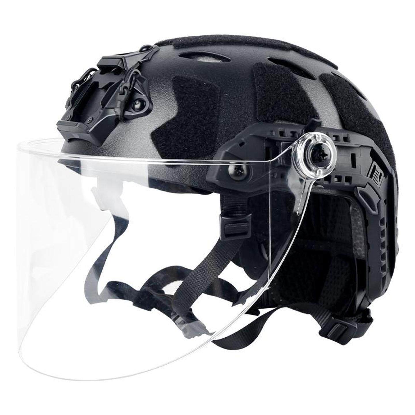 儿童战术装备行动头盔下场装备巡逻CS防护战术防风下场面罩防打脸