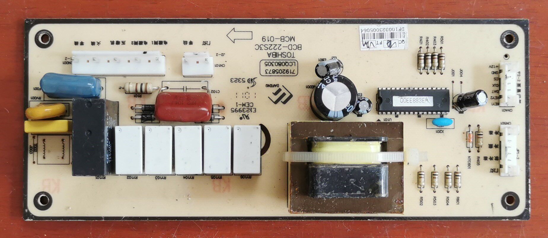 原装东芝冰箱 电脑板 BCD-222S3C MCB-019 19205884 显示板