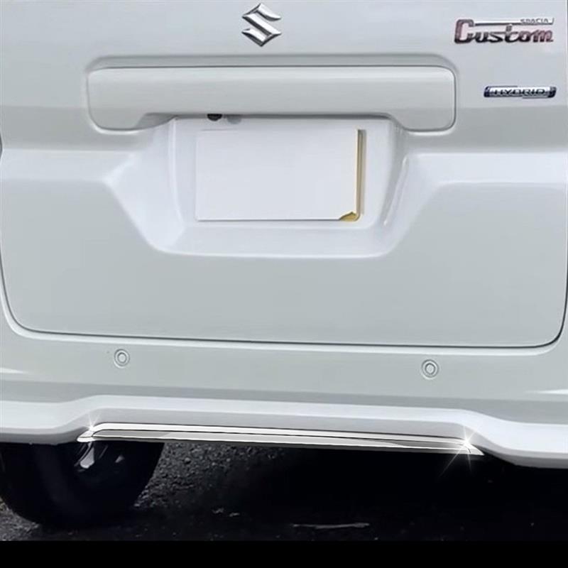 适用24款铃木SPACIA/SPACIA Custom MK04系后唇饰条后保险杠亮片